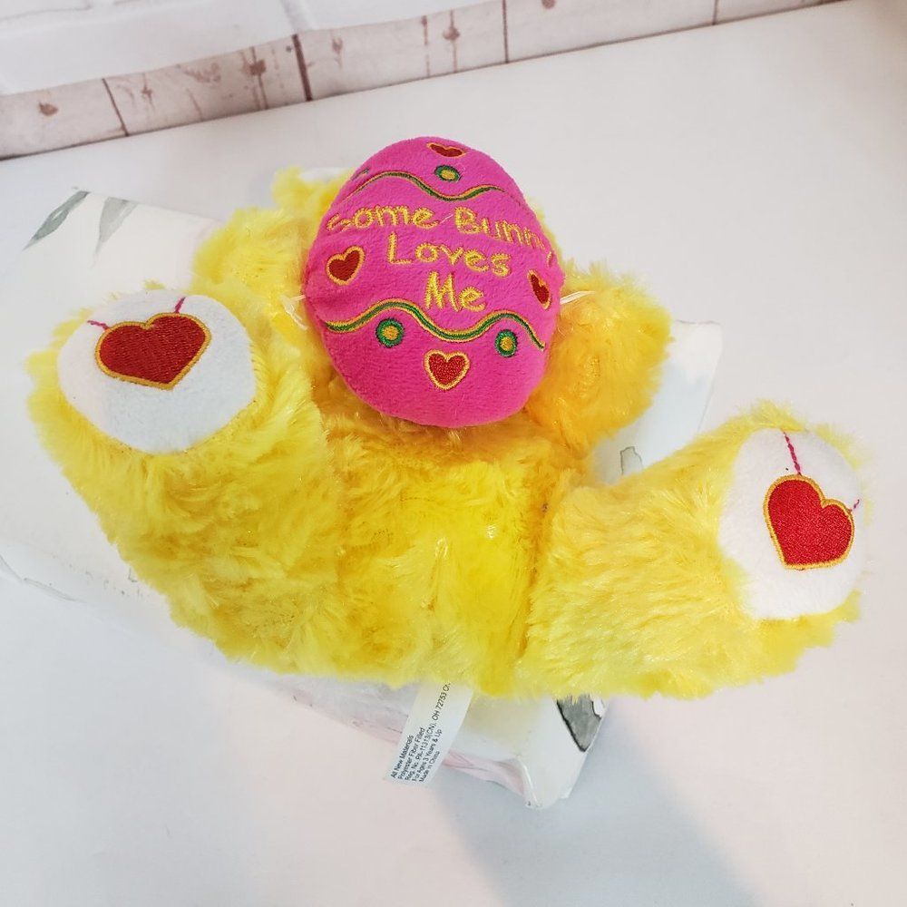 Some Bunny Loves Me Yellow Easter Bunny Plush 10" Stuffed Animal Rabbit - Picture 7 of 10